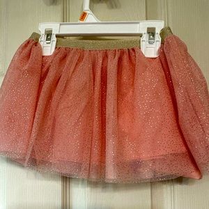 Girls sparkle pink tutu skirt with bloomers by baby bgosh